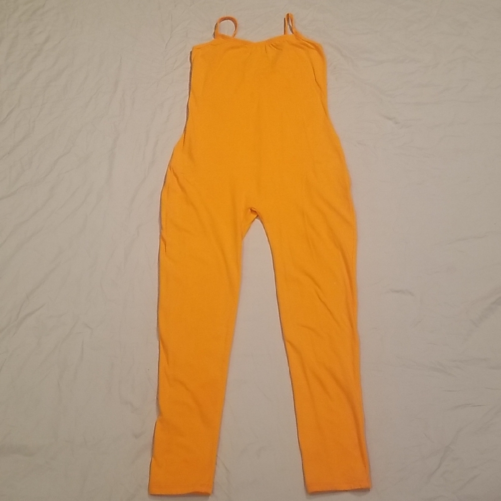 Orange Women's Unitard